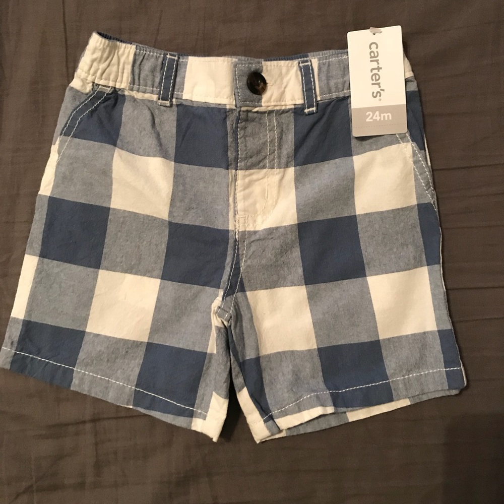 Plaid shorts